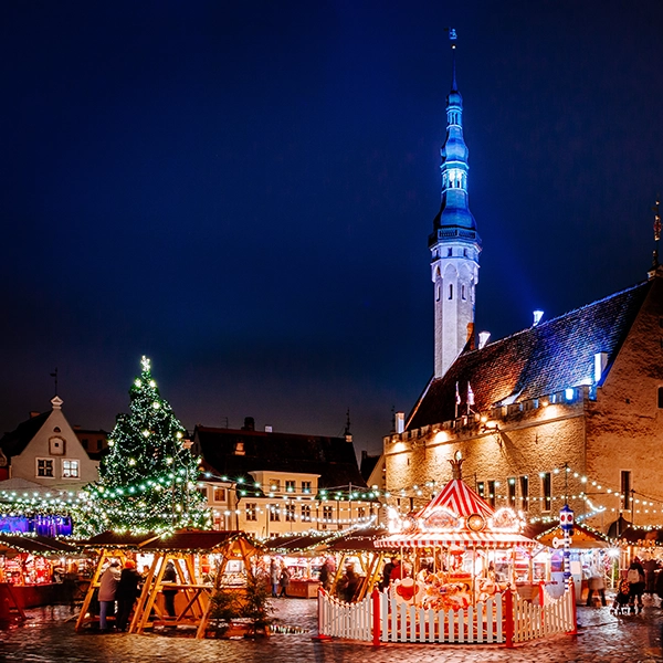 Mercadillo de Navidad. Viajes especiales organizados en diciembre por Caramelo Tours.